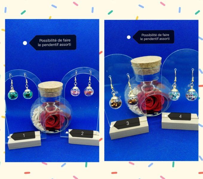 boucles d'oreille boules