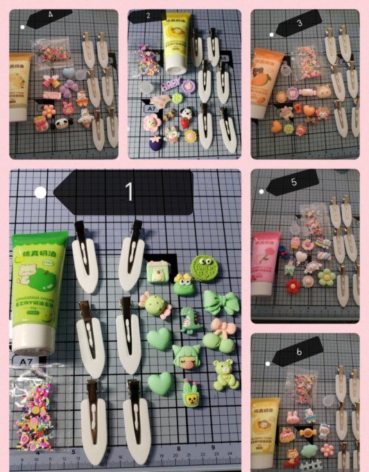 kit de fabrication de barrettes