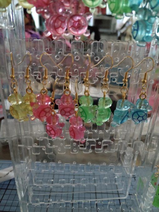 boucles d'oreilles en acier inoxydable