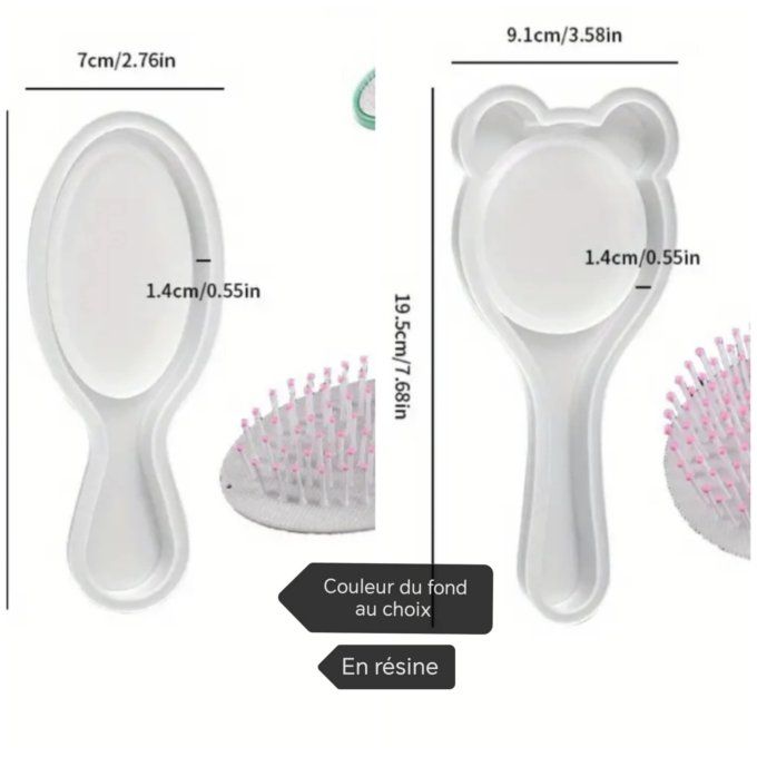 Brosse chat ou ovale