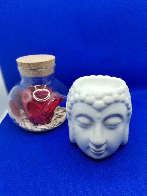 Brûleur bouddha  blanc